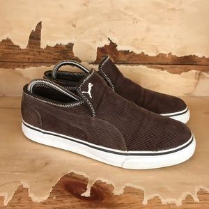 Puma Slip-on corduroy and faux fur